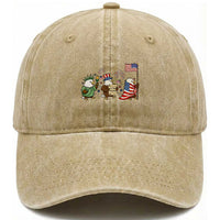 Adorable Patriotic Eagle 250 Years Of Freedom Washed Cotton Baseball Cap USA Anniversary Gift