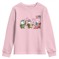 Adorable Patriotic Eagle 250 Years Of Freedom Youth Sweatshirt USA Anniversary Gift