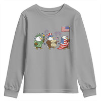 Adorable Patriotic Eagle 250 Years Of Freedom Youth Sweatshirt USA Anniversary Gift