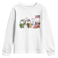 Adorable Patriotic Eagle 250 Years Of Freedom Youth Sweatshirt USA Anniversary Gift