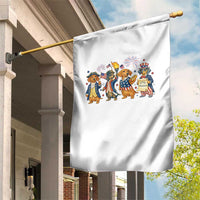 Patriotic Wiener Dog 250th Anniversary Garden Flag Dachshund Lover Gift