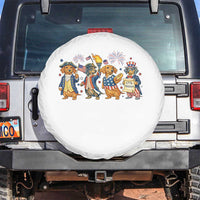 Patriotic Wiener Dog 250th Anniversary Spare Tire Cover Dachshund Lover Gift