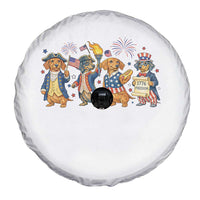 Patriotic Wiener Dog 250th Anniversary Spare Tire Cover Dachshund Lover Gift