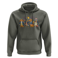 Patriotic Wiener Dog 250th Anniversary Hoodie Dachshund Lover Gift