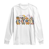 Patriotic Wiener Dog 250th Anniversary Long Sleeve Shirt Dachshund Lover Gift