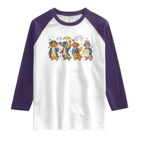 Patriotic Wiener Dog 250th Anniversary Raglan Shirt Dachshund Lover Gift