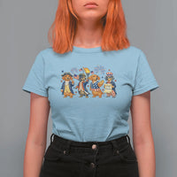 Patriotic Wiener Dog 250th Anniversary T Shirt For Women Dachshund Lover Gift