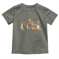 Patriotic Wiener Dog 250th Anniversary Toddler T Shirt Dachshund Lover Gift
