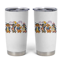Patriotic Wiener Dog 250th Anniversary Tumbler Cup Dachshund Lover Gift