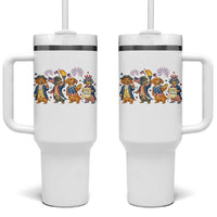 Patriotic Wiener Dog 250th Anniversary Tumbler With Handle Dachshund Lover Gift