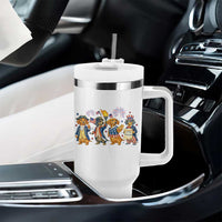 Patriotic Wiener Dog 250th Anniversary Tumbler With Handle Dachshund Lover Gift