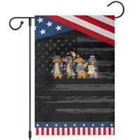 Patriotic Wiener Dog 250th Anniversary Garden Flag Dachshund Lover Gift