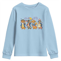 Patriotic Wiener Dog 250th Anniversary Youth Sweatshirt Dachshund Lover Gift