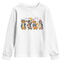 Patriotic Wiener Dog 250th Anniversary Youth Sweatshirt Dachshund Lover Gift