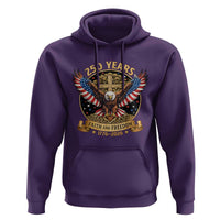 Faith And Freedom 250 Years Hoodie Patriotic Eagle Cross Gift