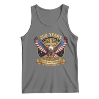 Faith And Freedom 250 Years Tank Top Patriotic Eagle Cross Gift