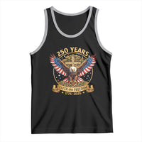 Faith And Freedom 250 Years Tank Top Patriotic Eagle Cross Gift