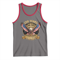 Faith And Freedom 250 Years Tank Top Patriotic Eagle Cross Gift
