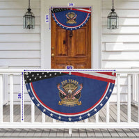 Faith And Freedom 250 Years Patriotic Fan Flag USA Eagle Cross Gift