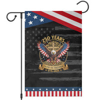 Faith And Freedom 250 Years Garden Flag Patriotic Eagle Cross Gift