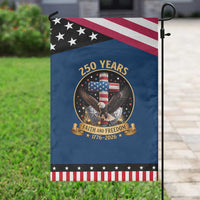 Christian Patriotic Eagle Cross Garden Flag 250 Years Faith And Freedom USA Gift