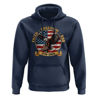 250 Years Faith And Freedom Hoodie Patriotic Eagle Cross American Pride Gift