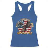 250 Years Faith And Freedom Racerback Tank Top Patriotic Eagle Cross American Pride Gift