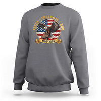 250 Years Faith And Freedom Sweatshirt Patriotic Eagle Cross American Pride Gift