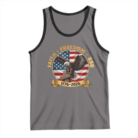 250 Years Faith And Freedom Tank Top Patriotic Eagle Cross American Pride Gift