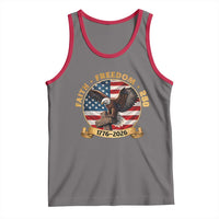 250 Years Faith And Freedom Tank Top Patriotic Eagle Cross American Pride Gift