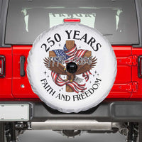 250 Years Faith And Freedom Spare Tire Cover Patriotic Christian Eagle