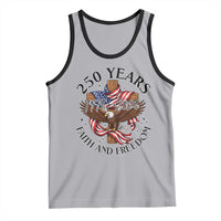 250 Years Faith And Freedom Tank Top Patriotic Christian Eagle