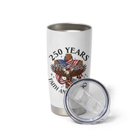 250 Years Faith And Freedom Tumbler Cup Patriotic Christian Eagle