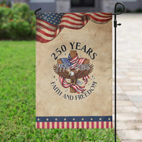 250 Years Faith And Freedom Patriotic Handheld Flag Patriotic Christian Eagle TS12