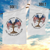 Patriotic Eagle Cross One Nation Under God Garden Flag 250th Anniversary