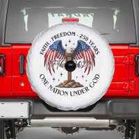 Patriotic Eagle Cross One Nation Under God Spare Tire Cover 250th Anniversary