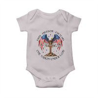 Patriotic Eagle Cross One Nation Under God Baby Onesie 250th Anniversary