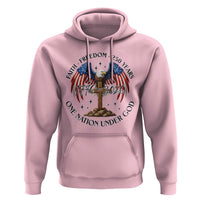 Patriotic Eagle Cross One Nation Under God Hoodie 250th Anniversary
