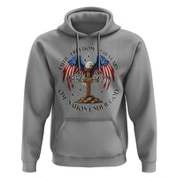 Patriotic Eagle Cross One Nation Under God Hoodie 250th Anniversary