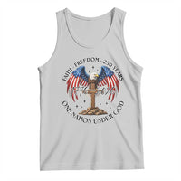 Patriotic Eagle Cross One Nation Under God Tank Top 250th Anniversary