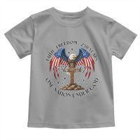 Patriotic Eagle Cross One Nation Under God Toddler T Shirt 250th Anniversary