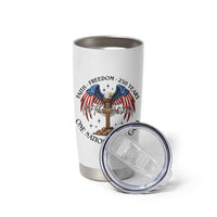 Patriotic Eagle Cross One Nation Under God Tumbler Cup 250th Anniversary