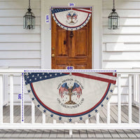 Eagle Cross One Nation Under God Patriotic Fan Flag 250th Anniversary