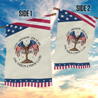 Patriotic Eagle Cross One Nation Under God Garden Flag 250th Anniversary TS12