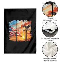 Faith And Freedom Christian American Flag Eagle Garden Flag American Faith Pride