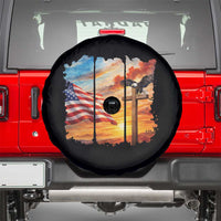 Faith And Freedom Christian American Flag Eagle Spare Tire Cover American Faith Pride