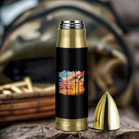 Faith And Freedom Christian American Flag Eagle Bullet Tumbler American Faith Pride
