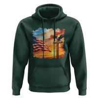Faith And Freedom Christian American Flag Eagle Hoodie American Faith Pride