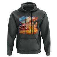 Faith And Freedom Christian American Flag Eagle Hoodie American Faith Pride