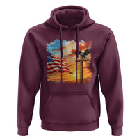 Faith And Freedom Christian American Flag Eagle Hoodie American Faith Pride